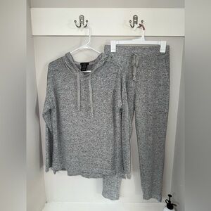 Max & Mia Gray Hoodie and Jogger Set